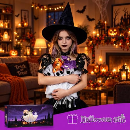Halloween Ghost Decorations Outdoor Indoor Warm Light Pack with DIY Arms