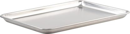 Winco Commercial-Grade Aluminum Sheet Pan - Durable 18 Gauge | Perfect 1/2 Size for Baking