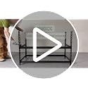 48-Inch Heavy Duty Garage Shelving Unit 2200LBS Capacity, 4-Tier Storage Rack with Adjustable Shelves