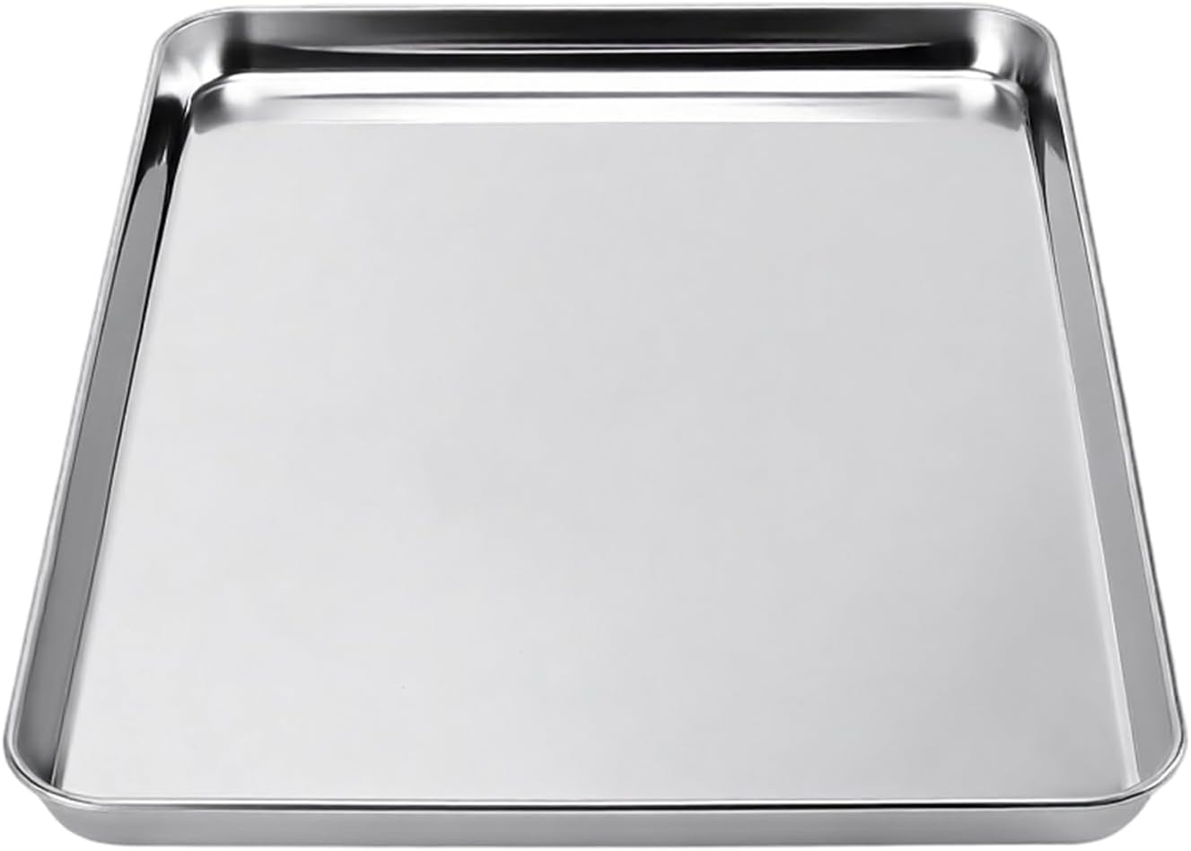 Skiennix Stainless Steel Baking Sheets - 4-Piece Set for Cooking & Roasting | 17.6 x 12.4 x 1 Inch