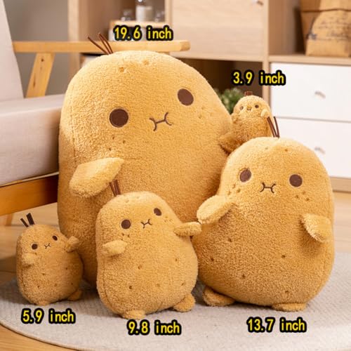 9.8 Inch Cute Potato Plush Pillow Toy - Kawaii Food Stuffed Animal