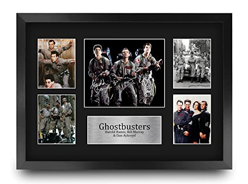 16 x 12 Inch Ghostbusters Autograph Display - Framed Movie Memorabilia