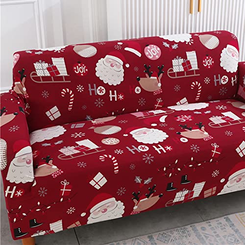 Mybedsoul Christmas Santa Sofa Cover for 3 Seater - Festive Couch Protector - Variation of THIS listing