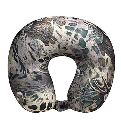 PRYM1 by Cloudz Microbead Patterned Travel Neck Pillows - Deer