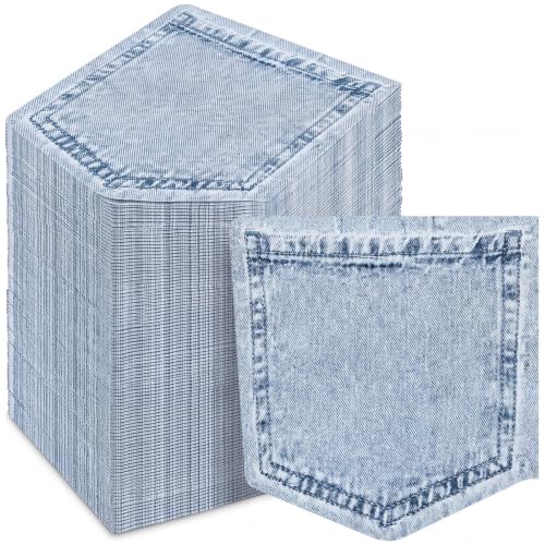 Western Cowboy Denim Style Baby Shower Napkins - 100 Pack