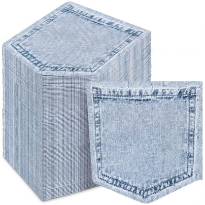 Western Cowboy Denim Style Baby Shower Napkins - 100 Pack
