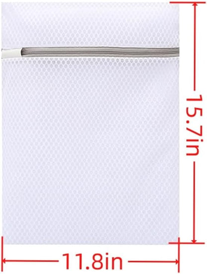 Skiennix Durable Honeycomb Mesh Laundry Bags - 4 Pcs Set for Delicates, 12 x 16 Inches