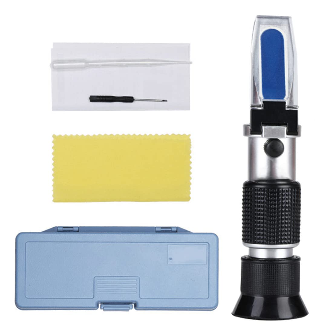 Refractometer Antifreeze Coolant Tester Detector for Automobile Battery Acid Glycol Diesel Exhaust Fluid