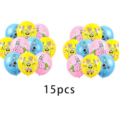 Kids Birthday Party Supplies Set with Banner Balloons & Decorations