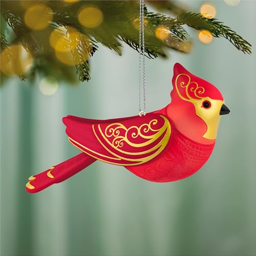 Christmas Cardinal Keepsake Ornament 2026 with Gold Accents - Hallmark