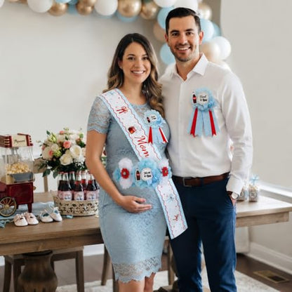 Baby Shower Decorations Set - Bluepop Theme for She's Ready to Pop