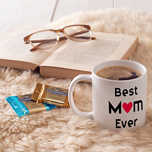 Funny Mom Coffee Mug 11 Oz - Best Mom Ever Gift for Mother Sister Wife