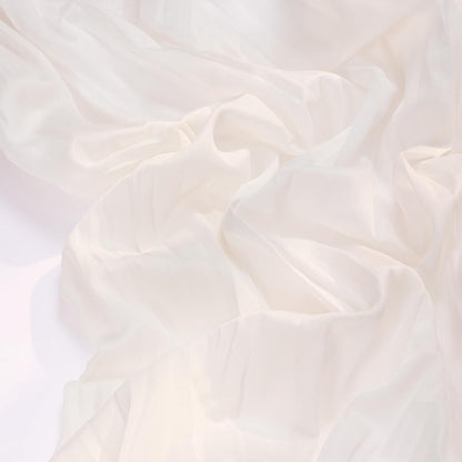 Socomi Ivory White Cheesecloth Table Runner - 120 Inch Rustic Boho Decor for Weddings & Events