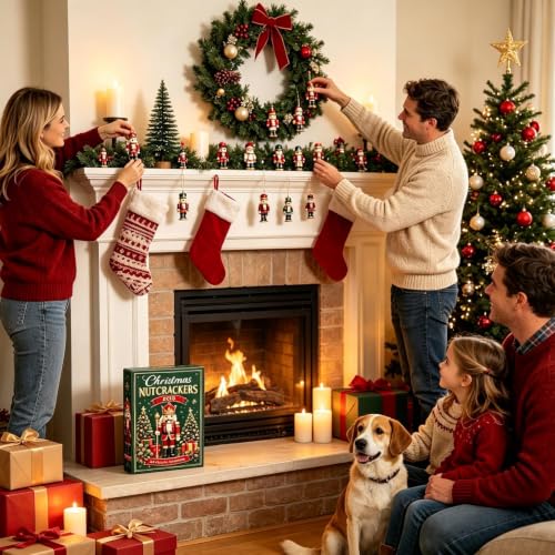 Christmas Countdown Calendar - 24 Day Nutcracker Advent Decor 2026