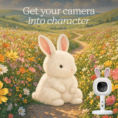 Blinky Bunny Baby Monitor Cover for Nanit Smart Camera - Nursery Accessory