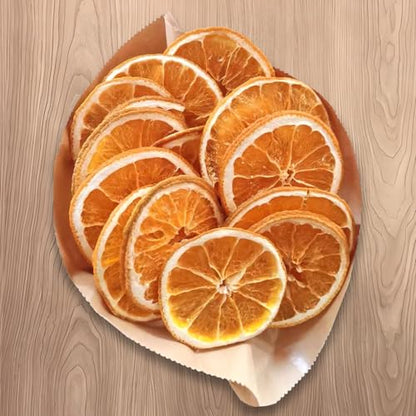 40 Dried Orange Slices for Crafts and Holiday Decor, Natural Fall and Christmas Ornaments