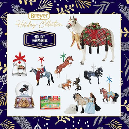 Musical Snow Globe with Horse & Jingle Bells - Holiday Keepsake