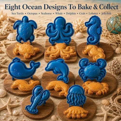 Sea Turtle Ocean Filled Pie Press Collection - Reusable Mini Hand Pie Mold