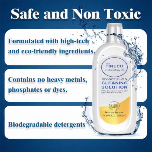 Lemon Floor Cleaning Solution 1L for Tineco & Wet Dry Vacuums - Lemon Scented