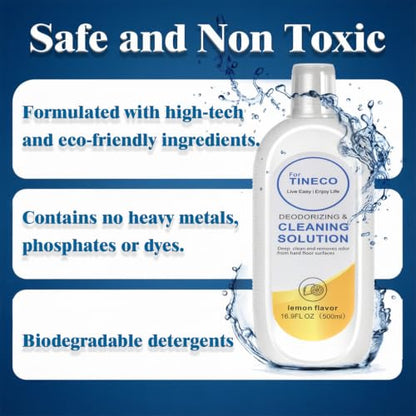 Lemon Floor Cleaning Solution 1L for Tineco & Wet Dry Vacuums - Lemon Scented
