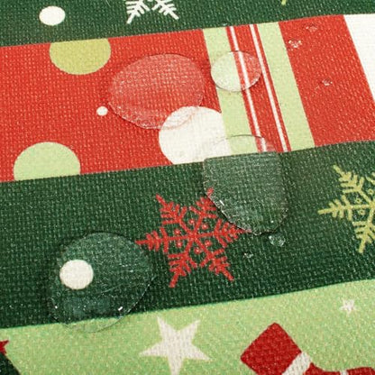 Honitra Christmas Table Runner 13x72 Inch Waterproof Linen Green Seasonal Decor Variation of THIS listing