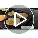 NutriChef 11-Inch Square Nonstick Griddle Pan with Induction Base - Black