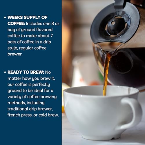 Door County Christmas Flavored Coffee Ground 8oz - Holiday Seasonal Brew