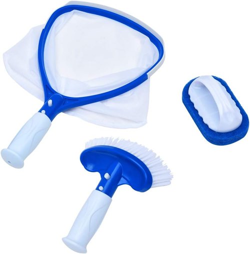 LiKing Spa – Professional Maintenance and Cleaning Kit for Hot Tub and Spa with Skimmer,Brush & Scrubber Pad-Hot Tub Cleaning Tool Accessory Set Cleaning Brushes for Household use