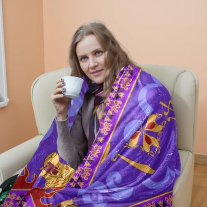 All-Season Soft Throw Blanket 150x100 CM - Cozy Microfiber Bedding