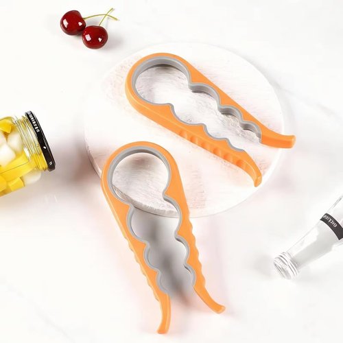 Easy Grip - Multi-Use Jar, Bottle & Can Opener for Seniors with Arthritis | Ideal for Weak Hands