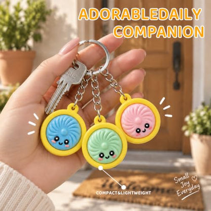 24 Mini Dumpling Keychains Bulk Cute Food-Inspired Party Favors
