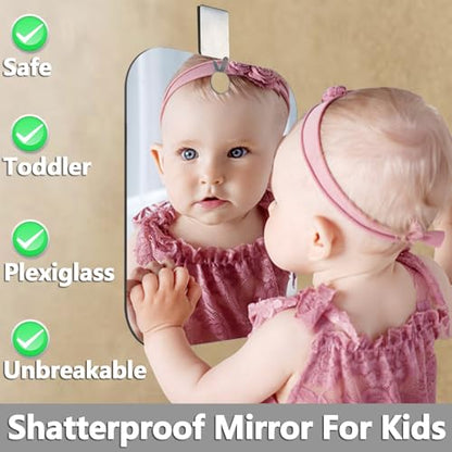 Fogless Shower Mirror for Shaving 10x8 Inch Anti-Fog Waterproof Wall Mount