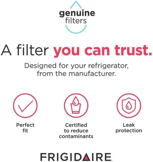 Frigidaire PureSource Ultra II Refrigerator Water Filter - 1 Count, White | Clean Drinking Water