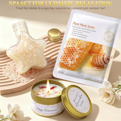 Retirement Gift for Woman 2026 - Chic Gift Set for Teacher Nurse Colleague - Variation: Retirement