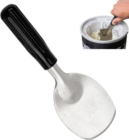 Heavy Duty Ice Cream Spade Scoop - Non-Slip Stainless Steel Spoon for Hard Frozen Treats