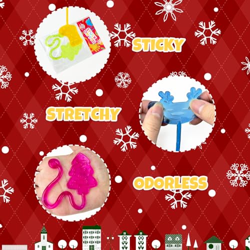 Christmas Goodie Bag Stocking Stuffers - 30 Sticky Hands for Kids & Classroom