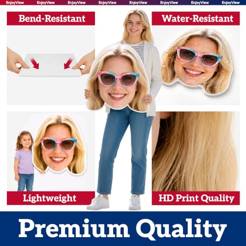 Custom Big Head Cutout Upgraded Foam Board - 20 to 48 Inch Sizes