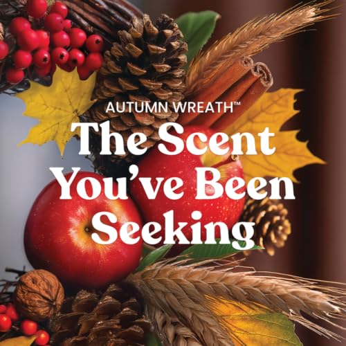 Autumn Wreath Scented Candle 14.5oz 3-Wick Fall Fragrance - Yankee Candle