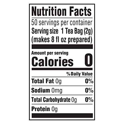 Lipton Tea Bags For A Naturally Smooth Taste Black Tea Can Help Support a Healthy Heart 4 oz 50 Count