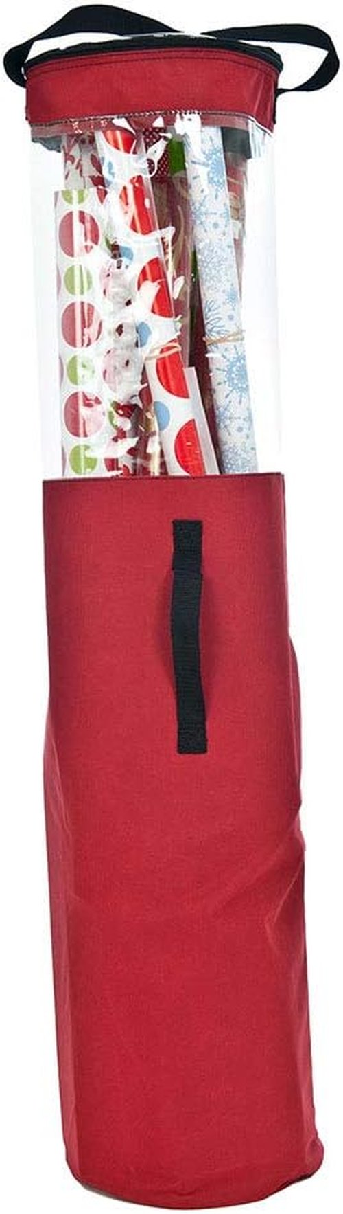 Gift Wrapping Paper Storage Containers - Holds 12 Rolls (40-Inch) | Underbed or Closet Storage | Clear Window for Easy Access
