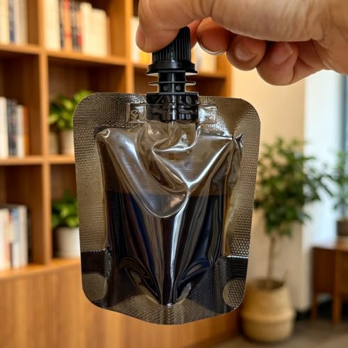 Leak-Proof Travel Plastic Flask Pouches for Toiletries - 50ml Pack of 30