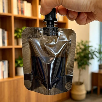 Leak-Proof Travel Plastic Flask Pouches for Toiletries - 50ml Pack of 30