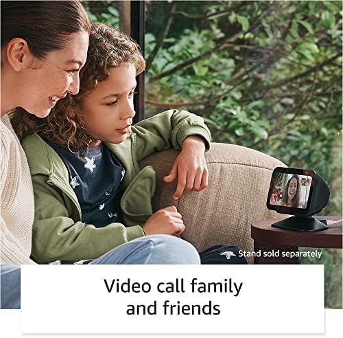 Echo Show 5 (newest model), Charcoal, bundle with Alexa Emergency Assist (monthly auto-renewal subscription)