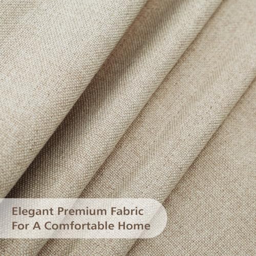 Sunbox Natural Beige Cordless Roman Shades for Indoor Windows - Custom Fit