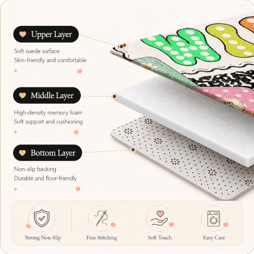 Personalized Classroom Shaped Rug for Kids with Name - Composition Notebook Design