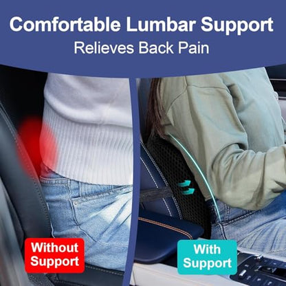 Car Lumbar Support Pillow for Subaru Impreza 2024-2026 - Ergonomic Back Cushion