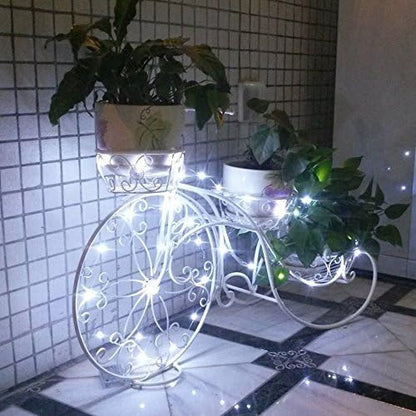 Oakhaomie LED Fairy Lights - 16ft 50 LED Twinkle String Lights with Timer | Waterproof for Indoor Decor