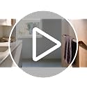 Ecolook Blue Striped Hand Towels for Bathroom & Kitchen 2-Pack