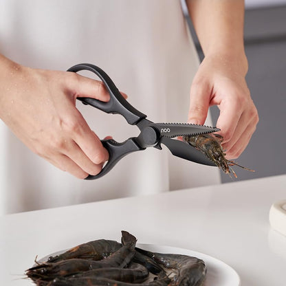 OOU Kitchen Shears, Ultra Sharp Come-apart Kitchen Scissors, Multipurpose Heavy Duty Chopping Scissors