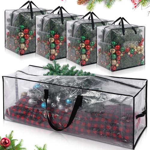 Simgoing Large Christmas Tree & Garland Storage Bags - 7.5 Ft Tree & Square Variations